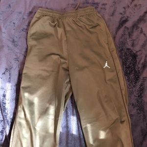 Green Nike Jordan sweatpants